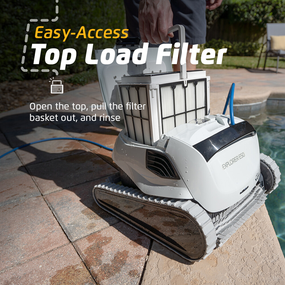 Dolphin Explorer E50 Robotic Cleaner with Wi-Fi Connectivity for In Ground