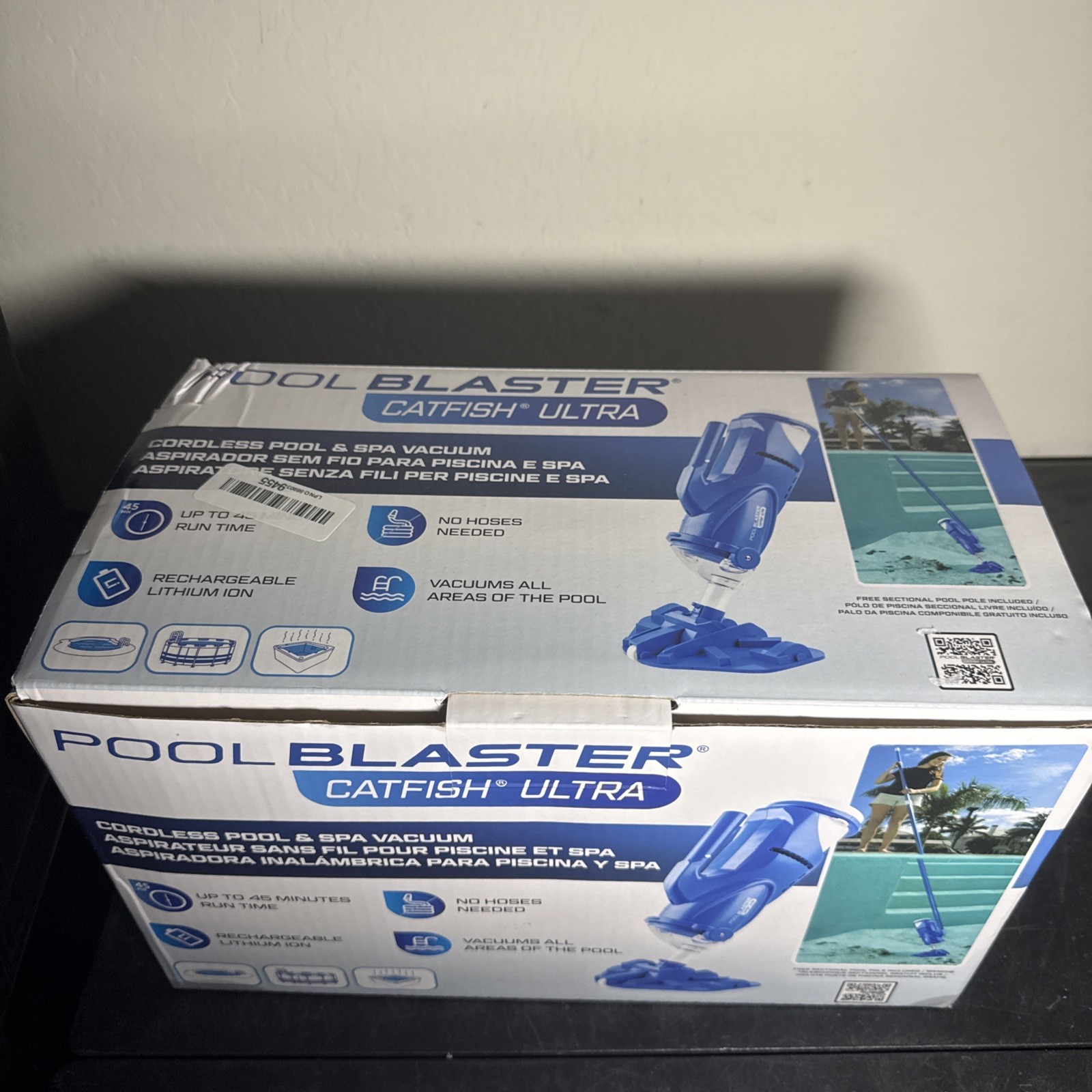 Pool Blaster Catfish Ultra Cordless Pool & Spa Vacuum Rechargeable Battery New