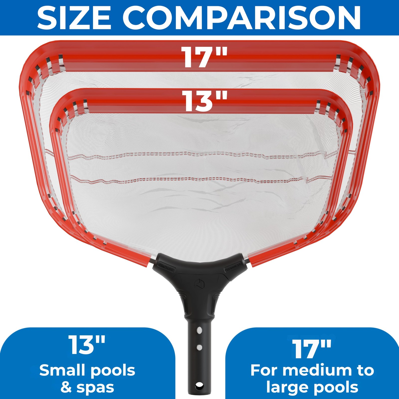 ProTuff 490 Promise 17.5in Pro Pool Silt Net, Fine Mesh, Cloudy Water