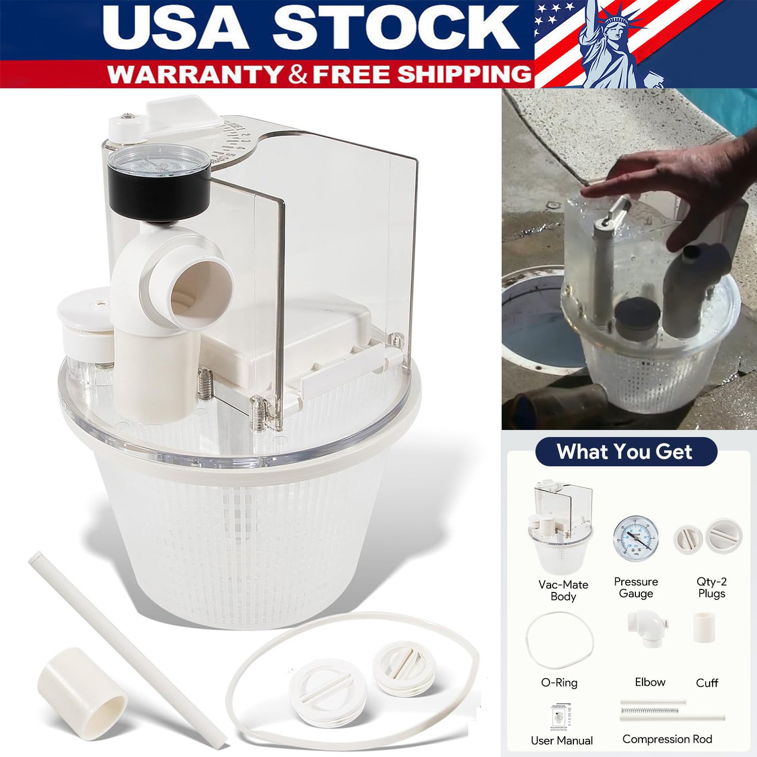 R211100 Vac-Mate Pool Cleaner Dispenser Box Fits for Certikin Filtrite PoolRite