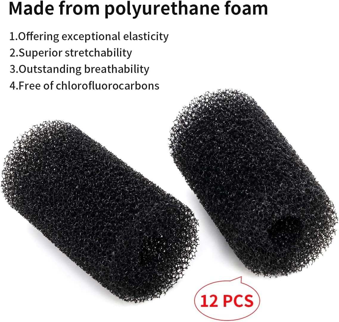 12 pcs Sweep Hose Tail Scrubbers Replacement for Sweep Pool Cleaner Compatibl…
