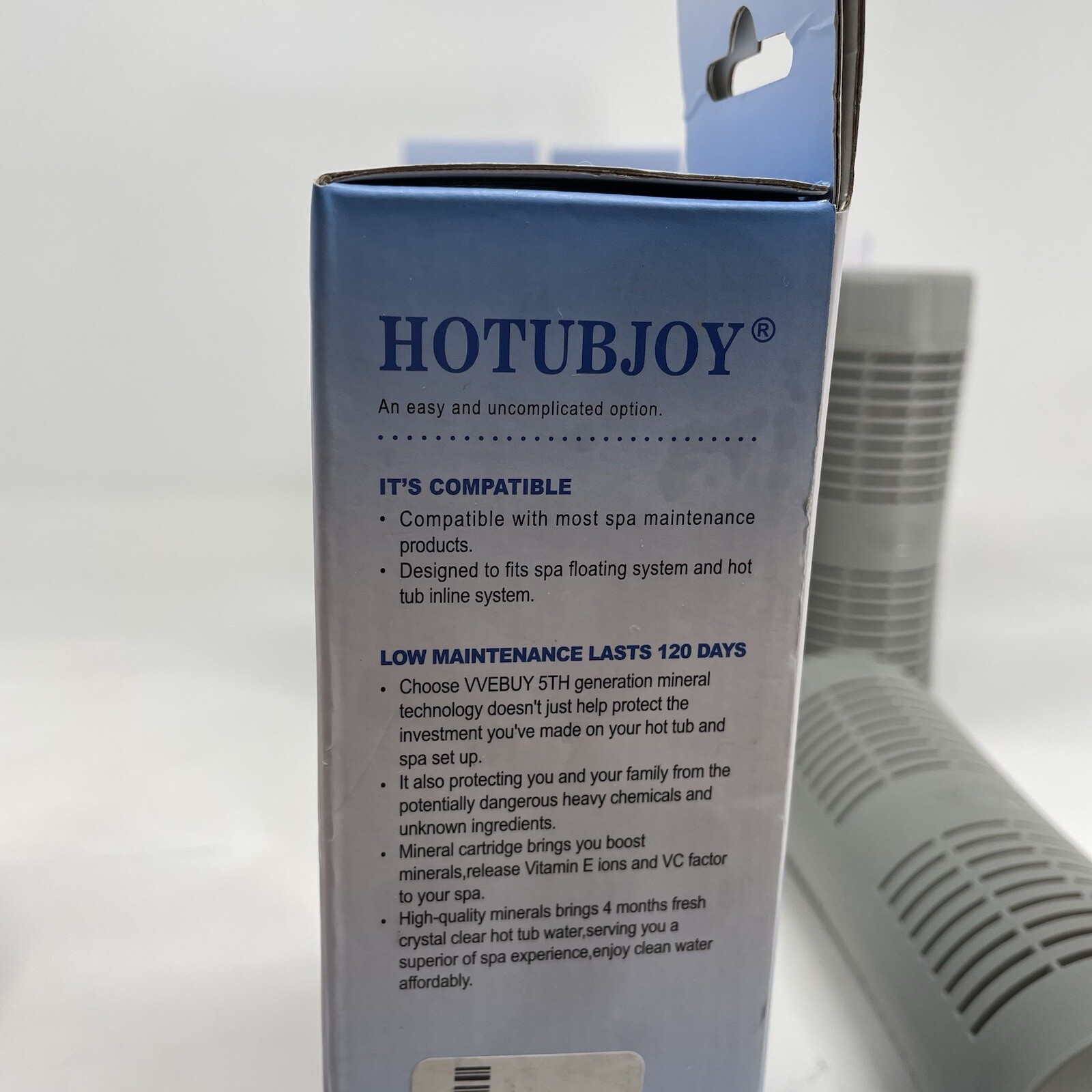 4x Webuy HOTUBJOY Spa Filter Cartridge Stick Mineral Hot Tub Purifier Pack Of 4