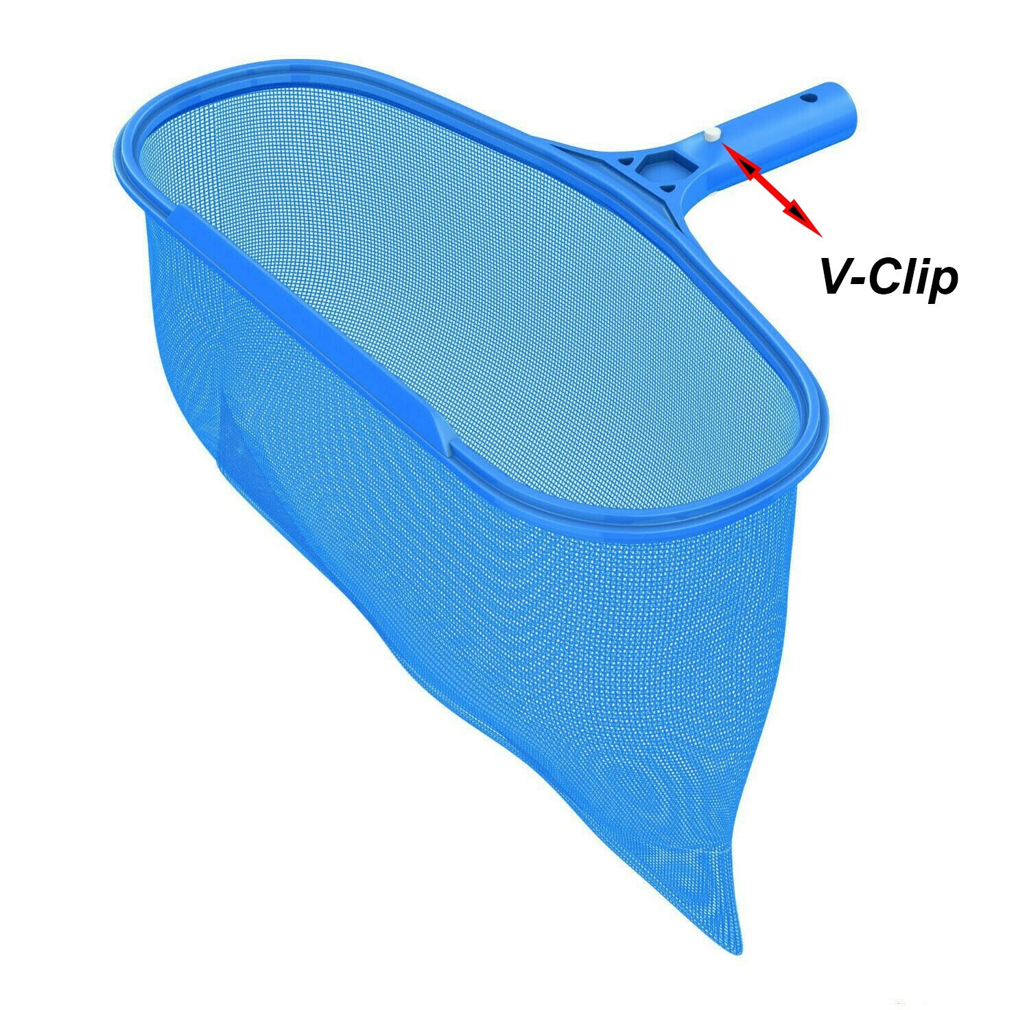 6 Pack Butterfly V-clip for Pool Brush, Leaf Skimmer Rake, Vacuum Handle