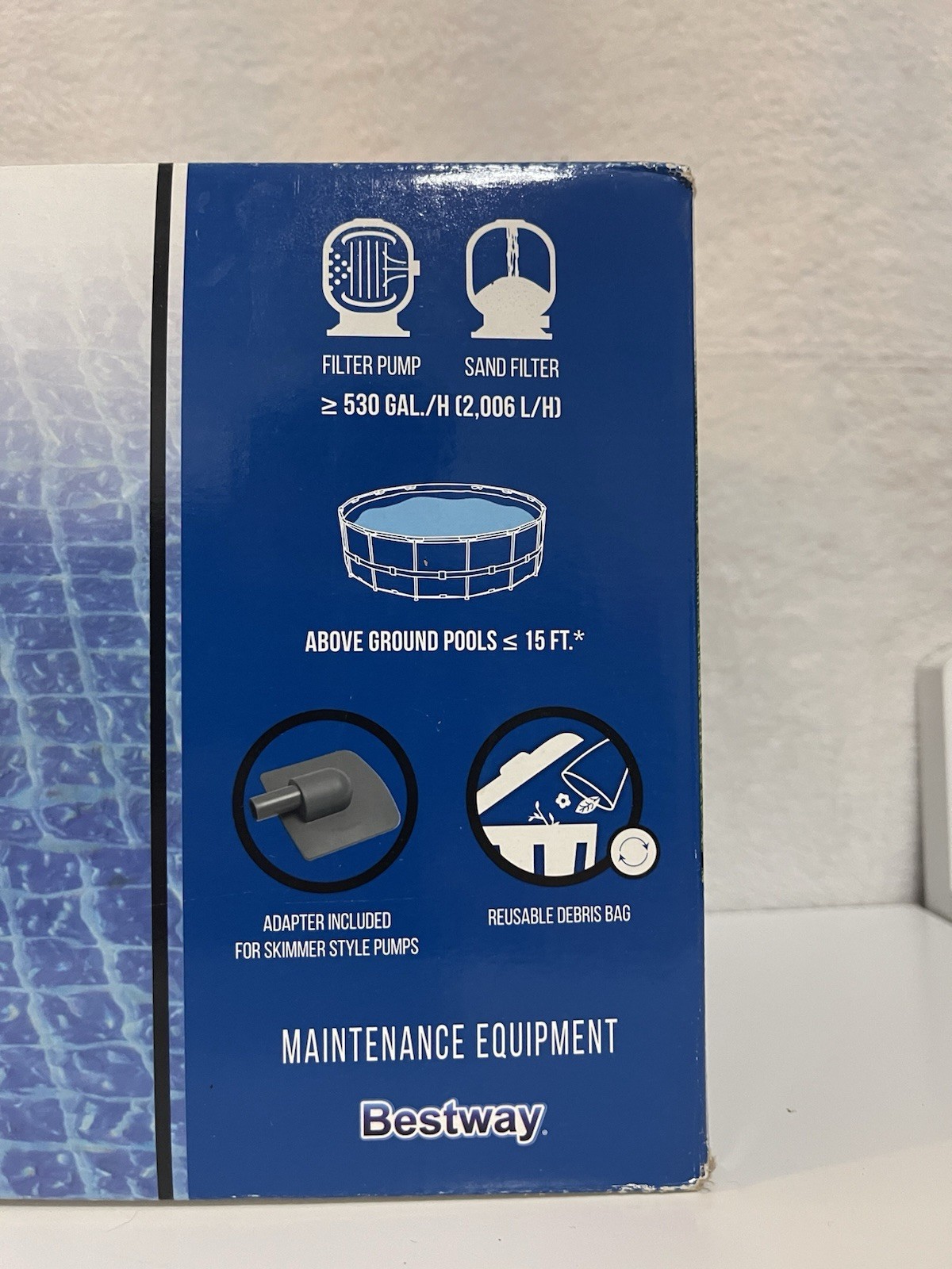 Bestway FlowClear Aquacrawl Vacuum Cleaner for Above Ground Pool Cleaning