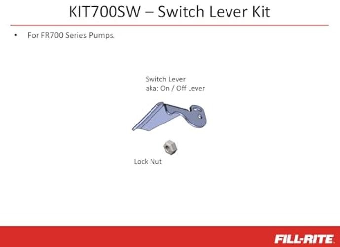 KIT700SW Switch Lever Kit – OEM Replacement for 700-Series 700 Switch Lever