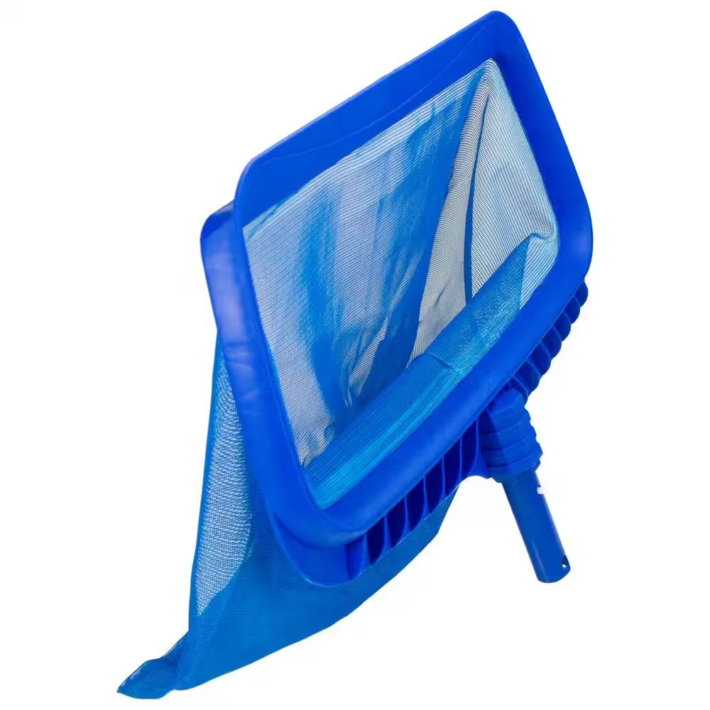 Heavy-Duty Deep-Bag Swimming Pool Leaf Rake Skimmer Head – Fits Most Poles