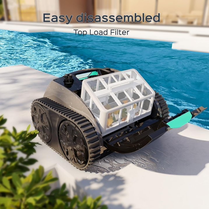 WYBOT C1PRO Pool Cleaner Wall Climb Cordless Robotic Pool Robot In-Ground Pools