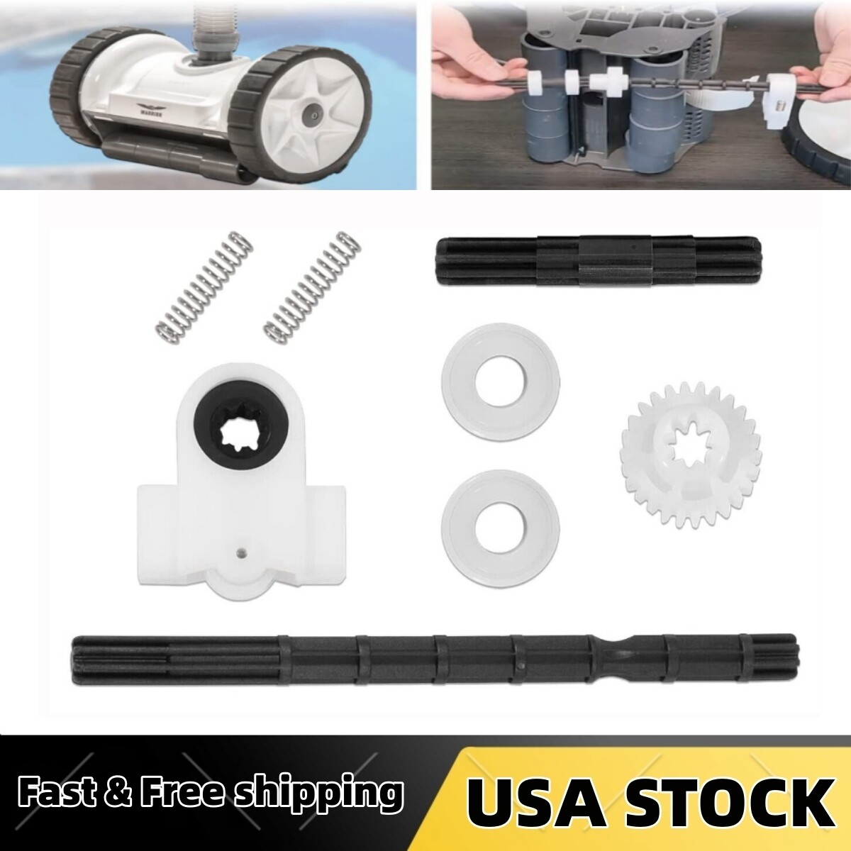 360289 Left Drive + 360290 Right Drive Kit for Kreepy Krauly Warrior Rebel Pool