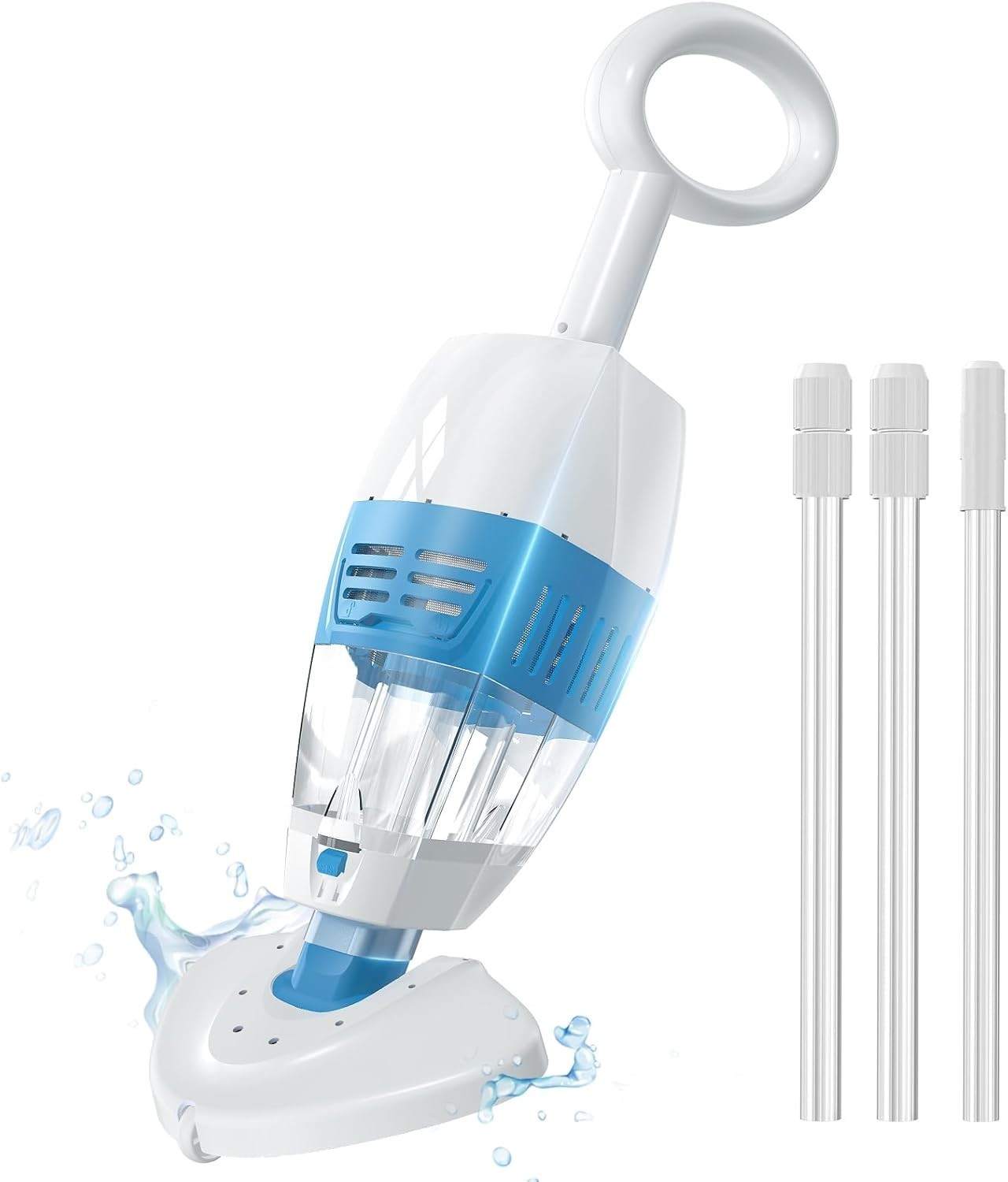 Hyson 100P Handheld Pool Vacuum Rechargeable Telescopic Pole 60 Min