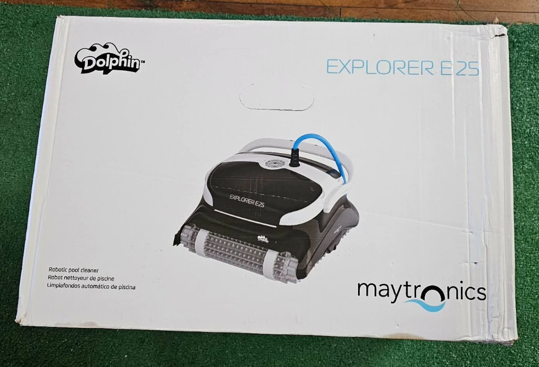 NEW Maytronics Dolphin Explorer E25 – Robotic Pool Cleaner Vacuum