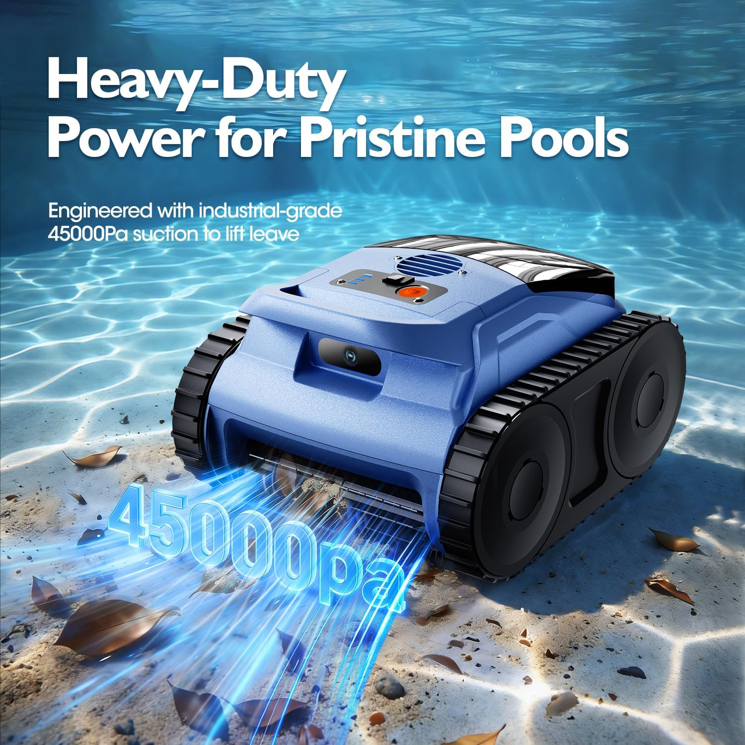 [2026 Release] Automatic Robotic Pool Vacuum for Inground & above Ground Pools,