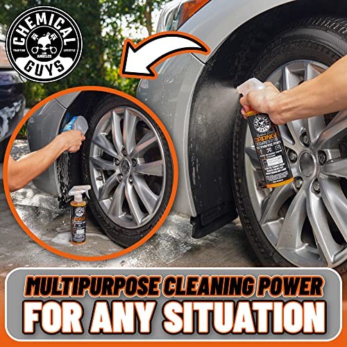 Orange Degreaser 16 oz – with Professional 16 Fl Oz Spray + Microfiber Towel