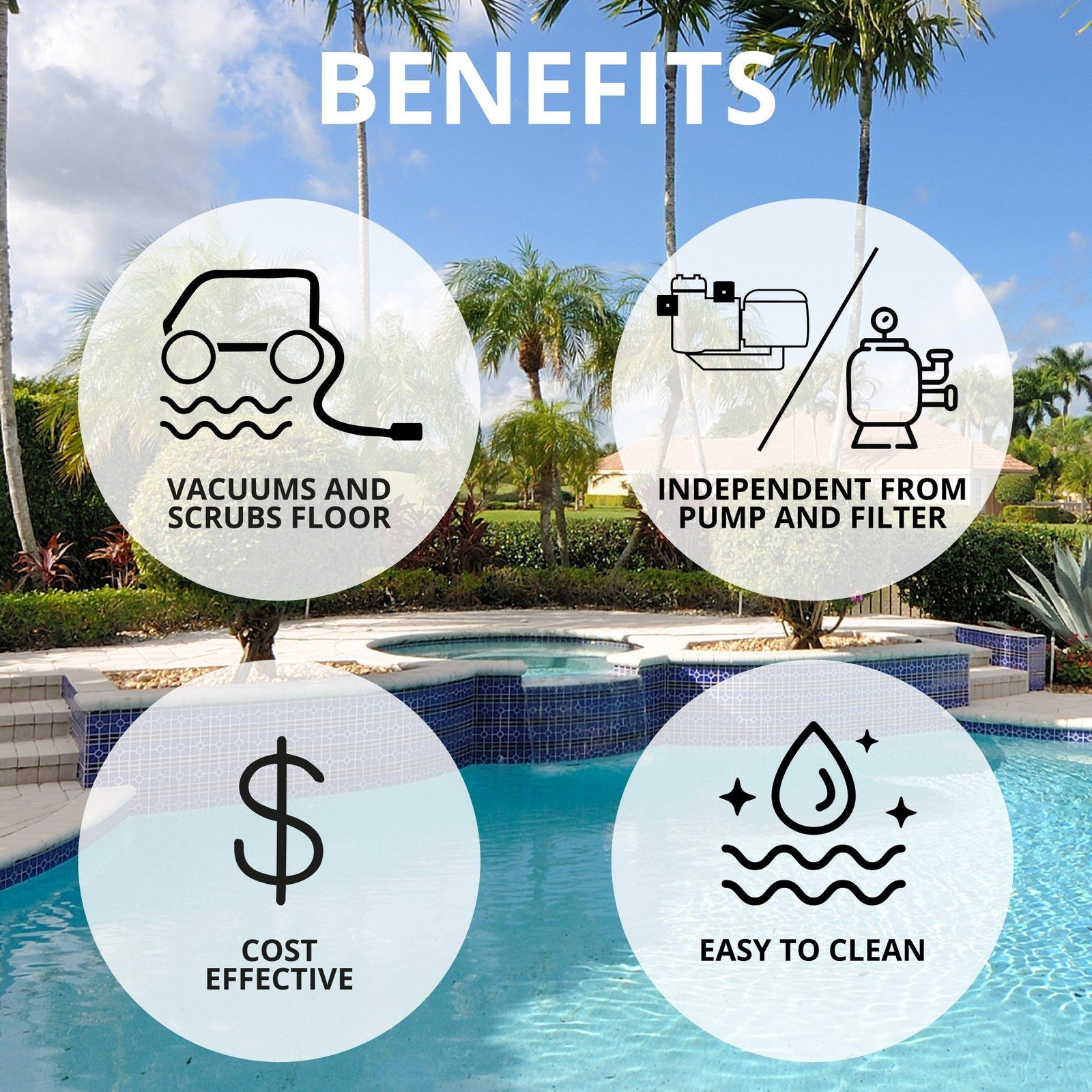 Dolphin Nautilus Pool-Up Robotic Pool Vacuum Cleaner up to 26 FT – Wall Climbing