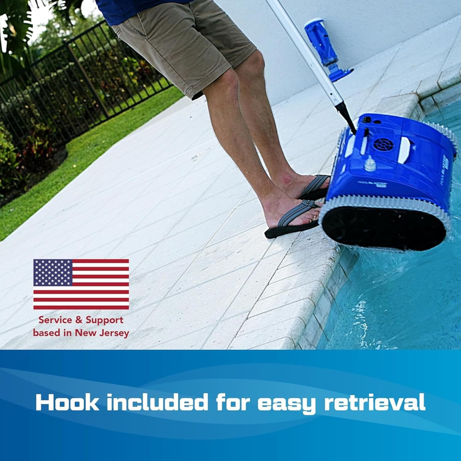 CX-300 Cordless Robotic Pool Cleaner for Inground & Above Ground Pools