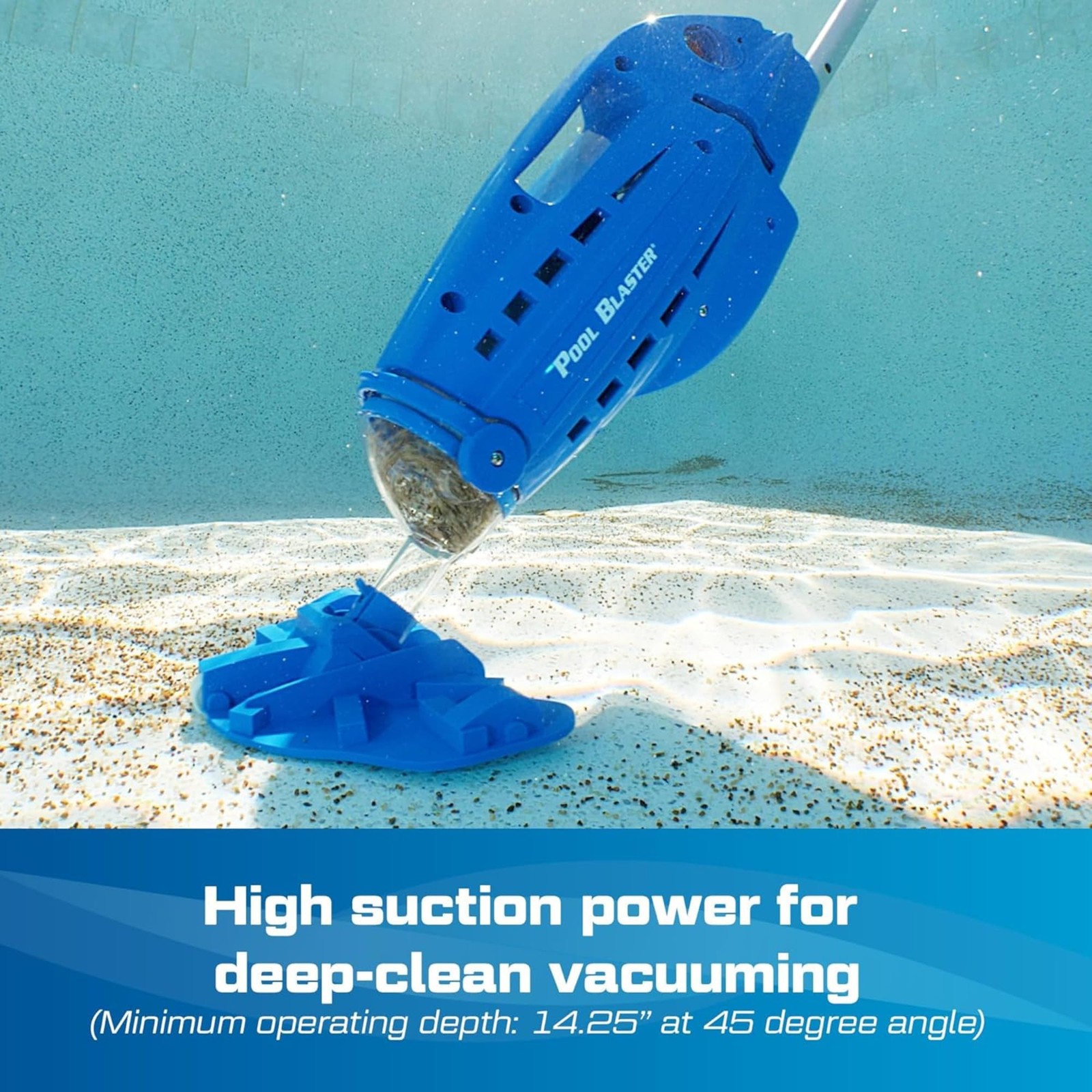 Millennium Cordless Pool Vacuum for Above Ground Pools w/Pole Set, High Capac…