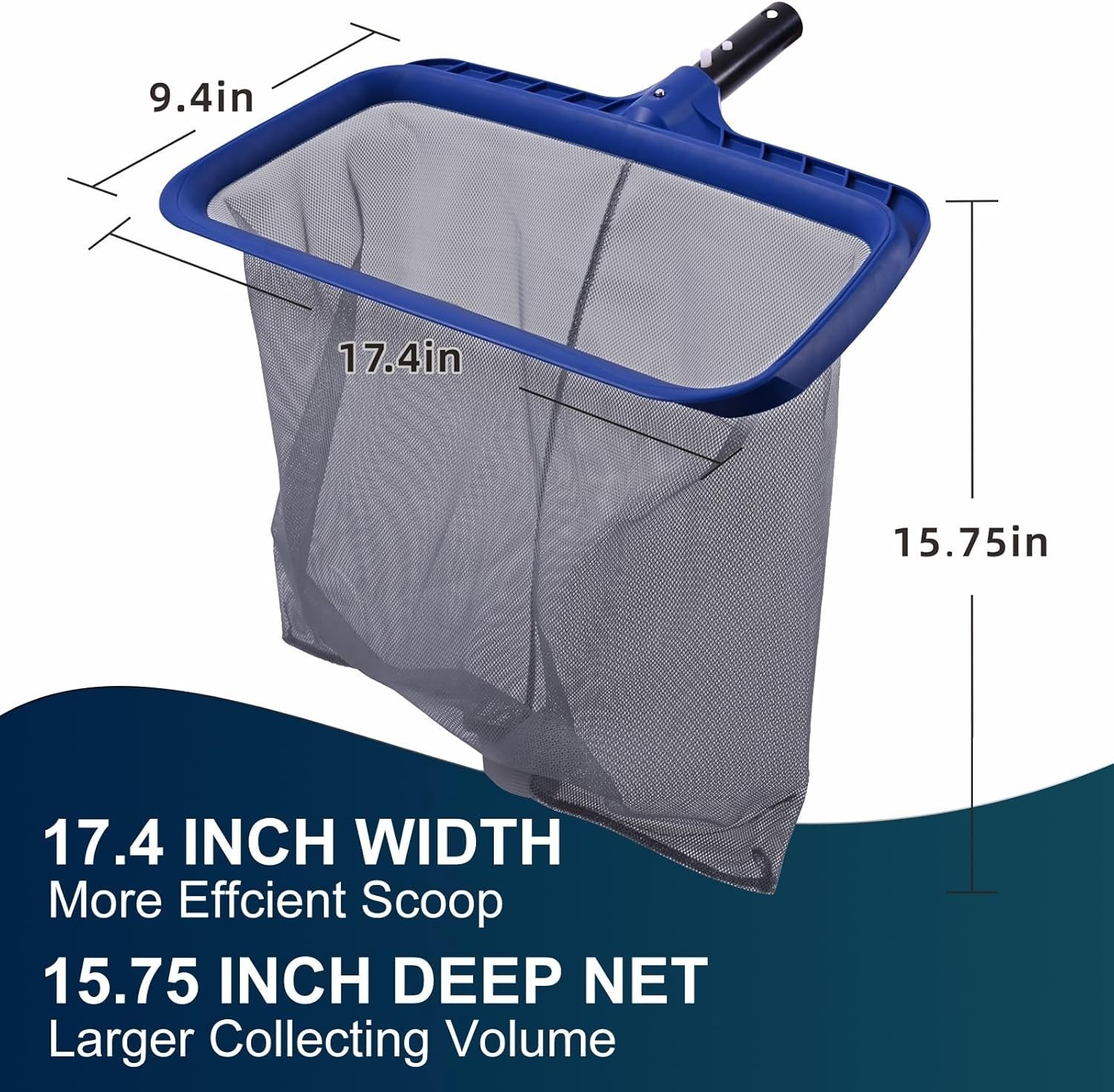 Red De Agua De Piscina Red De Succion De Limpieza Cabezal Aspiradora Para Piscin