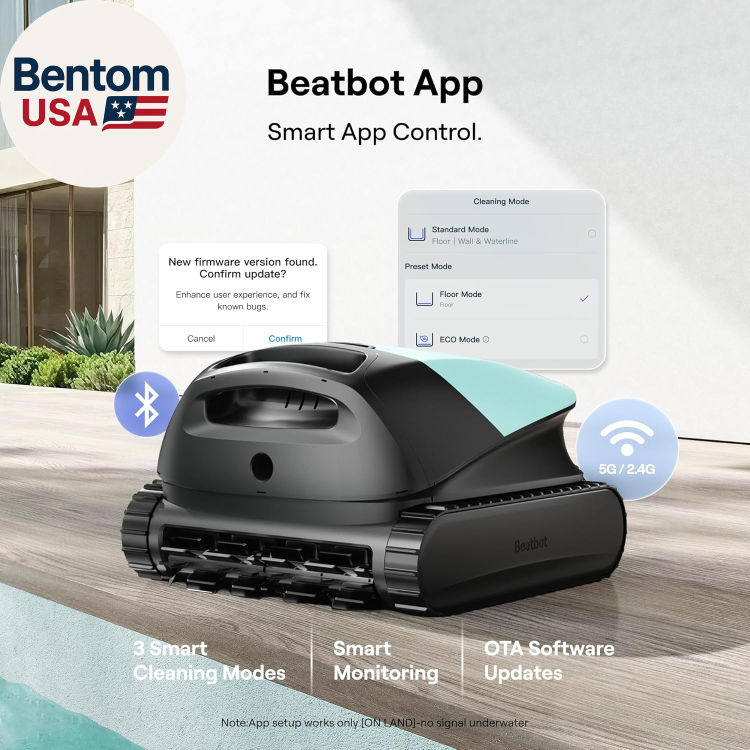 Sora 10 Cordless Pool Vacuum Robot for Inground & above Ground Pools, 6800 GPH S
