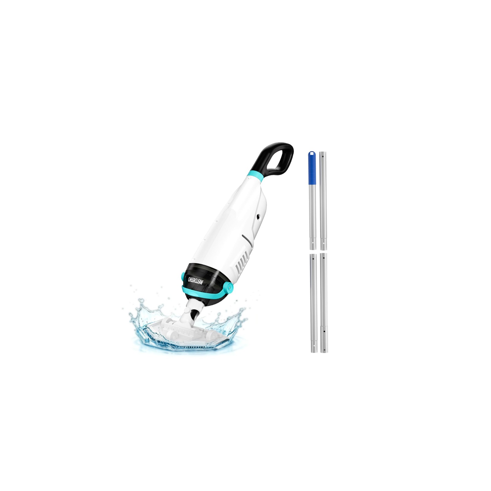 Cordless Handheld Pool Vacuum for Above Ground Pools – Upgraded 26.5GPM Real …