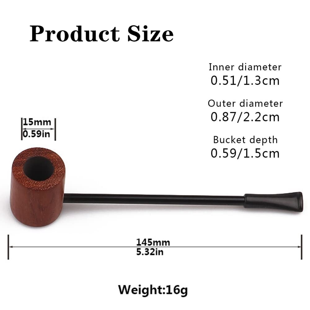 1 PCS Tobacco Pipe Classical Smoking Wooden Cigar Pipes NO
