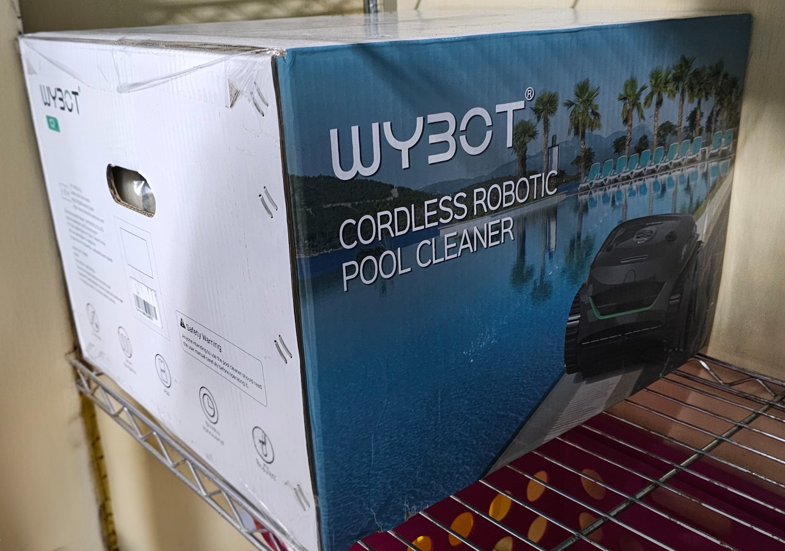 WYBOT C2 Cordless Robotic Pool Cleaner New Sealed 2152 Sq Ft App Control
