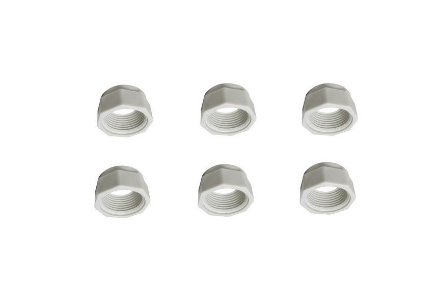 6 Pack Feed Hose Nut Replacement For Polaris Cleaners 180 280 380 480 D15 D-15