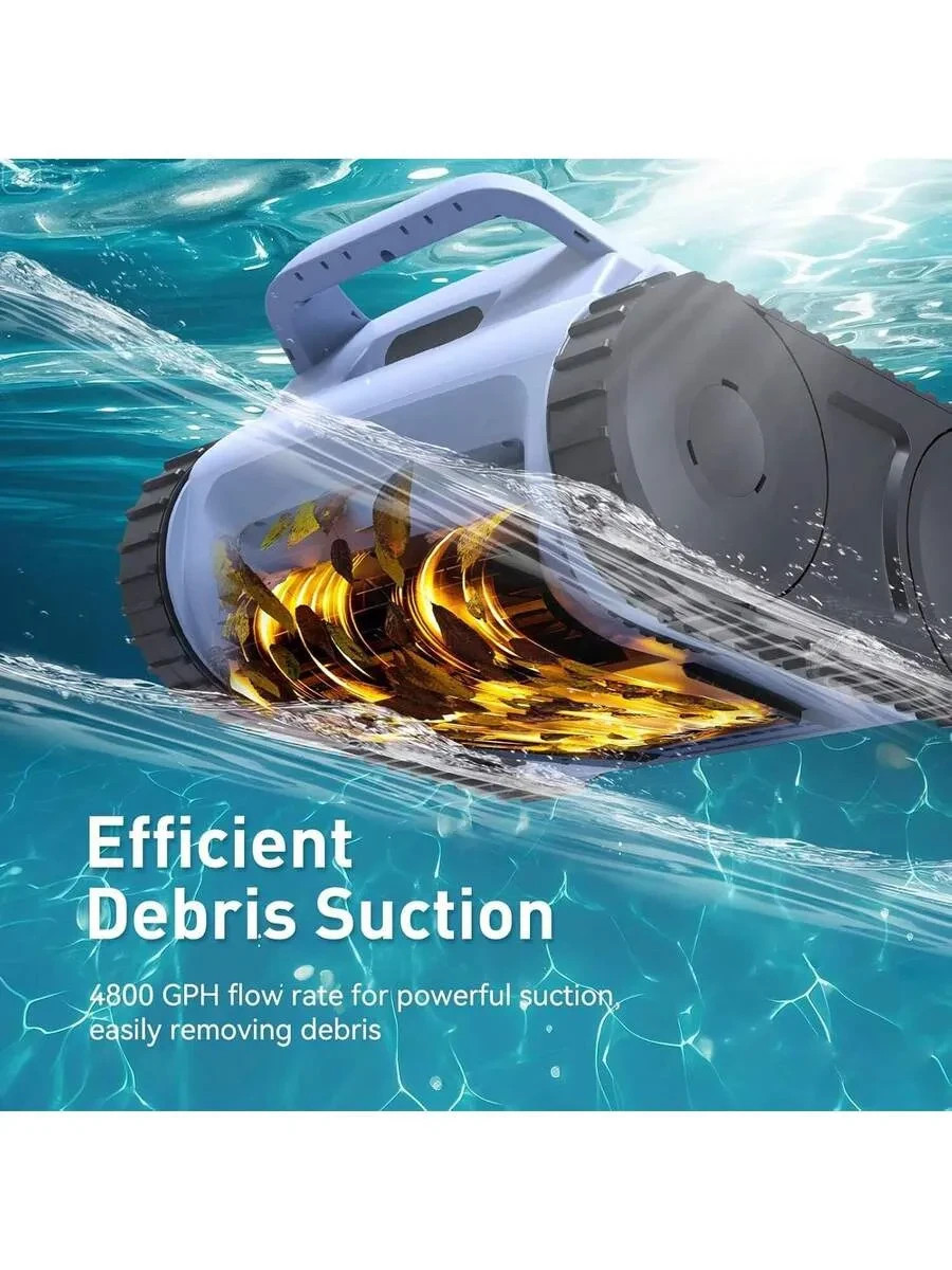 2025 Robotic Pool Cleaner, Smart Navigation For Inground Pools Up To 2,150 Sq.Ft
