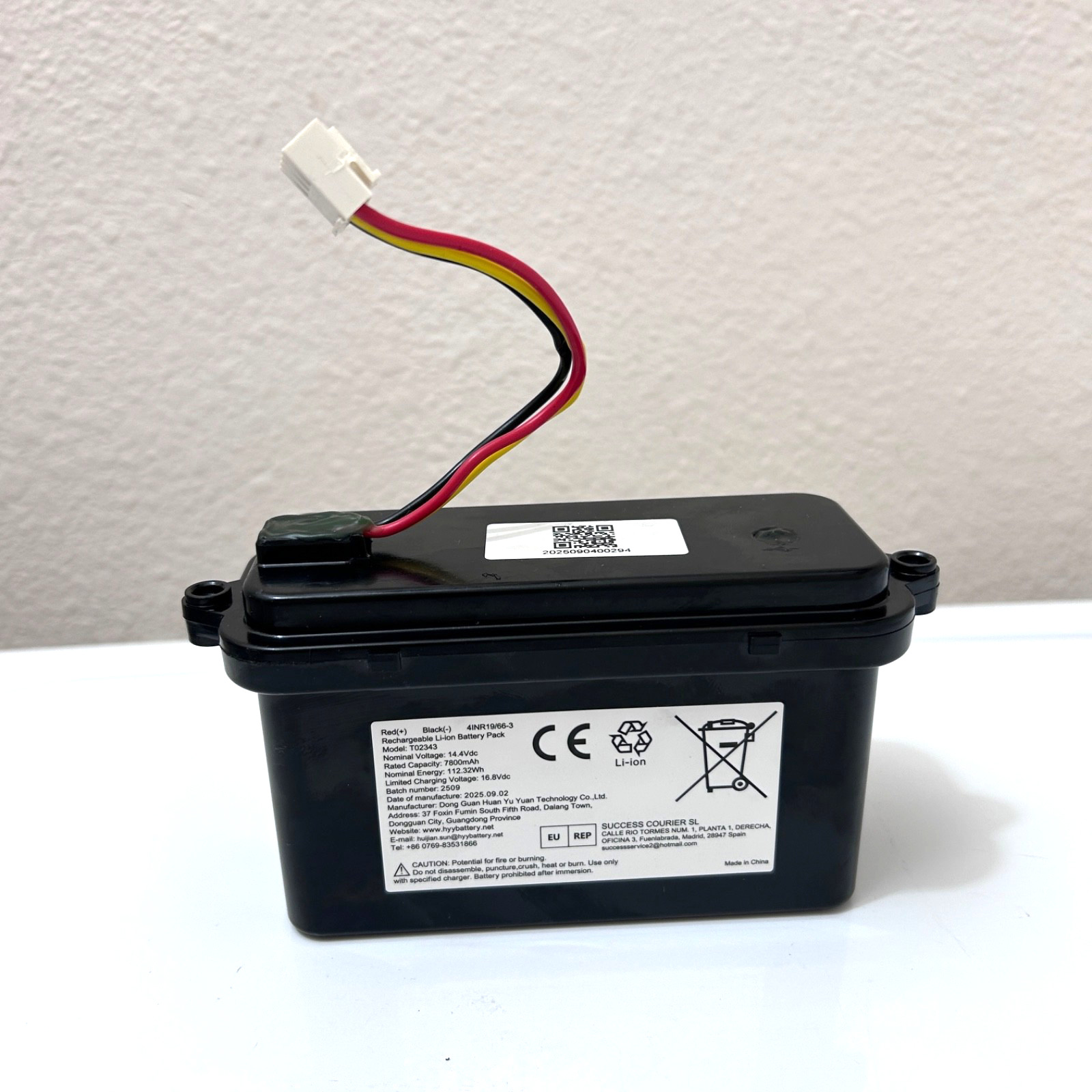 Rechargeable Li-ion Battery Pack for Aiper Scuba 1600W Cordless Robotic Pool Cle