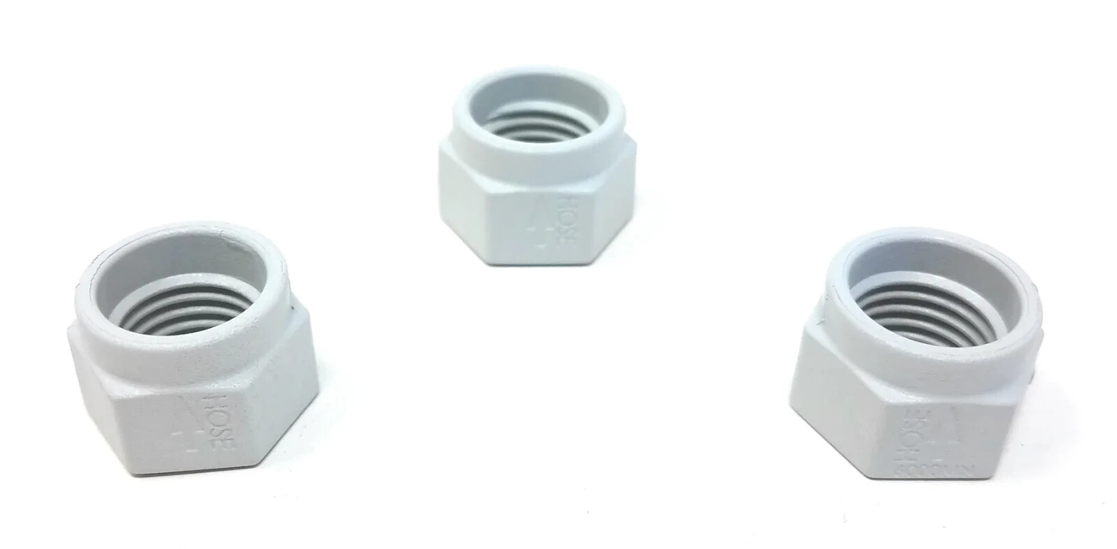 Hayward TVX6000MNPK3 Mender Nut Kit – White – Pack of 3 for Pool Cleaners