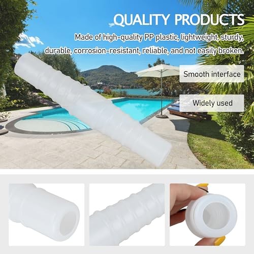 Pool Hose 1-1/4&Prime; & 1-1/2 Inch Connector Coupling, Universal Swimming Pool Hose