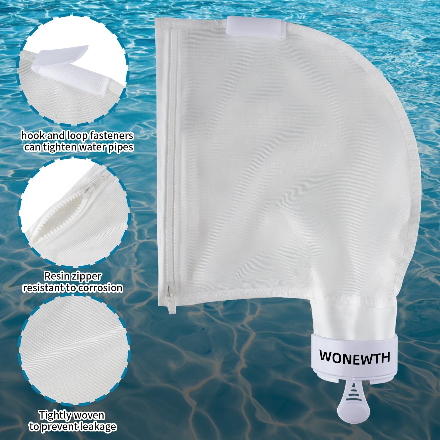 Pool Cleaner Bags Replacement for Polaris 280, 480 2 Pack K16 K13