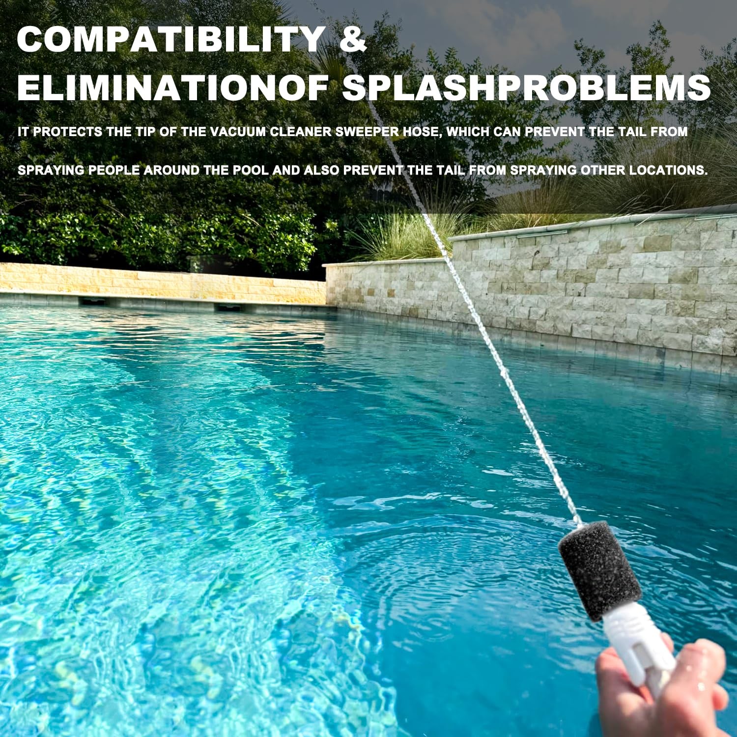 20Pack Pool Cleaner Parts, Sweep Hose Tail Scrubbers for Sweep Pool Cleaner F…