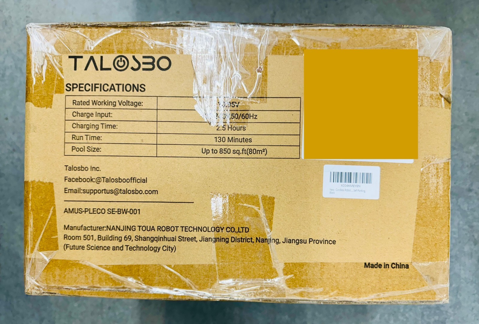 TALOSBO Pleco SE Cordless Pool Vacuum for Pools up to 861 SqFt Robotic Cleaner