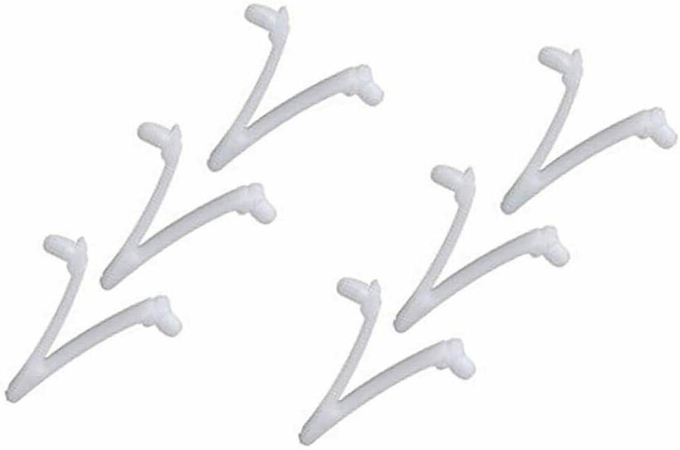 Butterfly Clip V-Clip for Pool Spa Brush, Leaf Rake, Leaf Skimmer, Vacuum 6-Pack