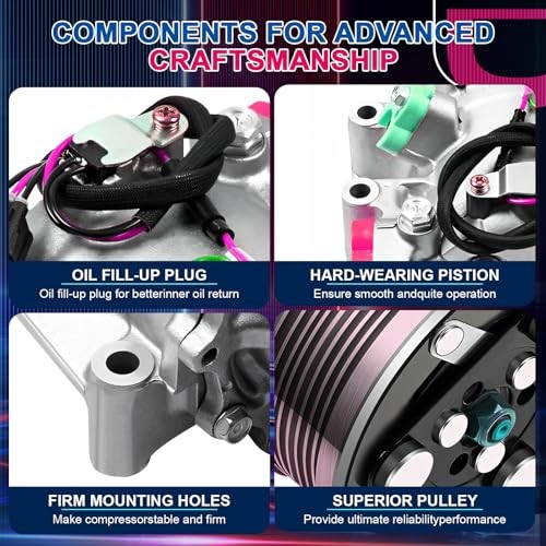 Hyundai Sonata 2.4L/2.0L & Kia Optima AC Compressor
