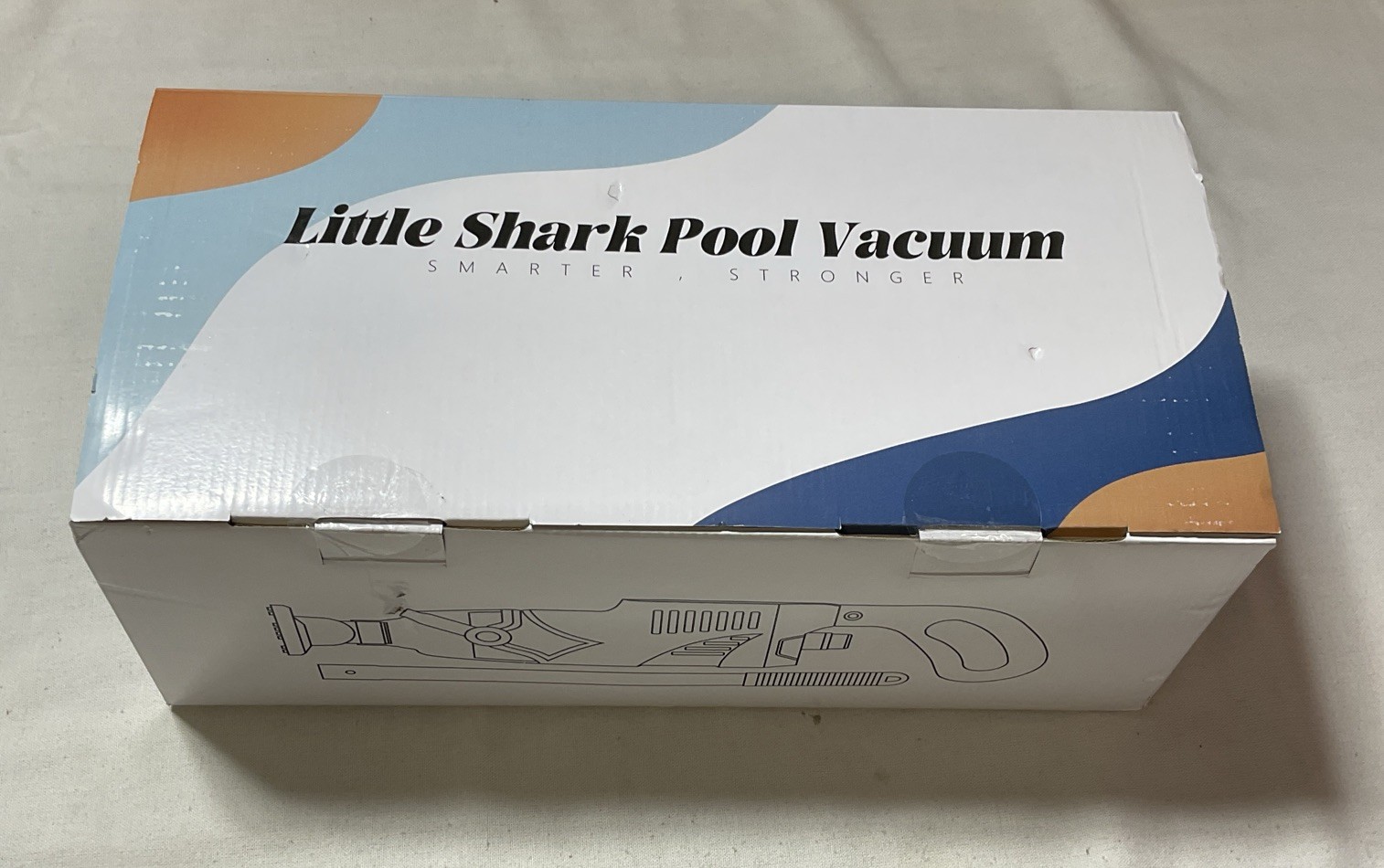 LITTLE SHARK Pool Vacuum For Above Ground Pool Hot Tub Vacuum 60W Motor G16/19