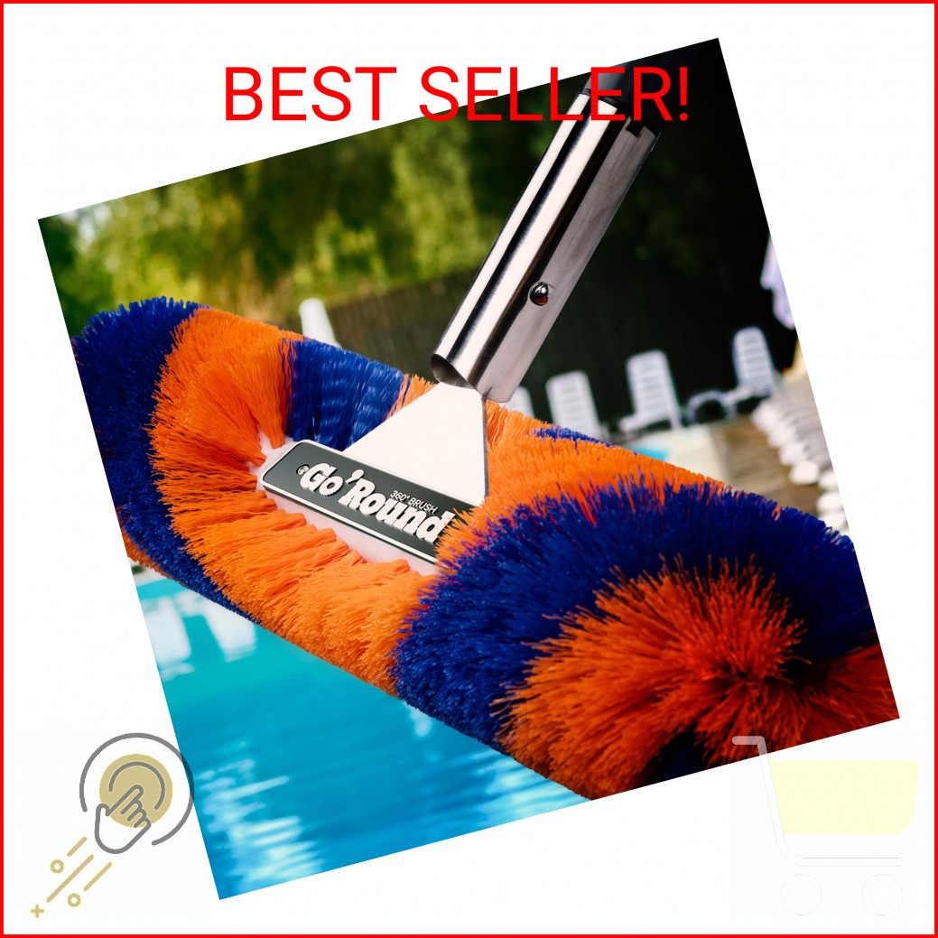 GoRound 360 Pro Pool Brush 18 inches