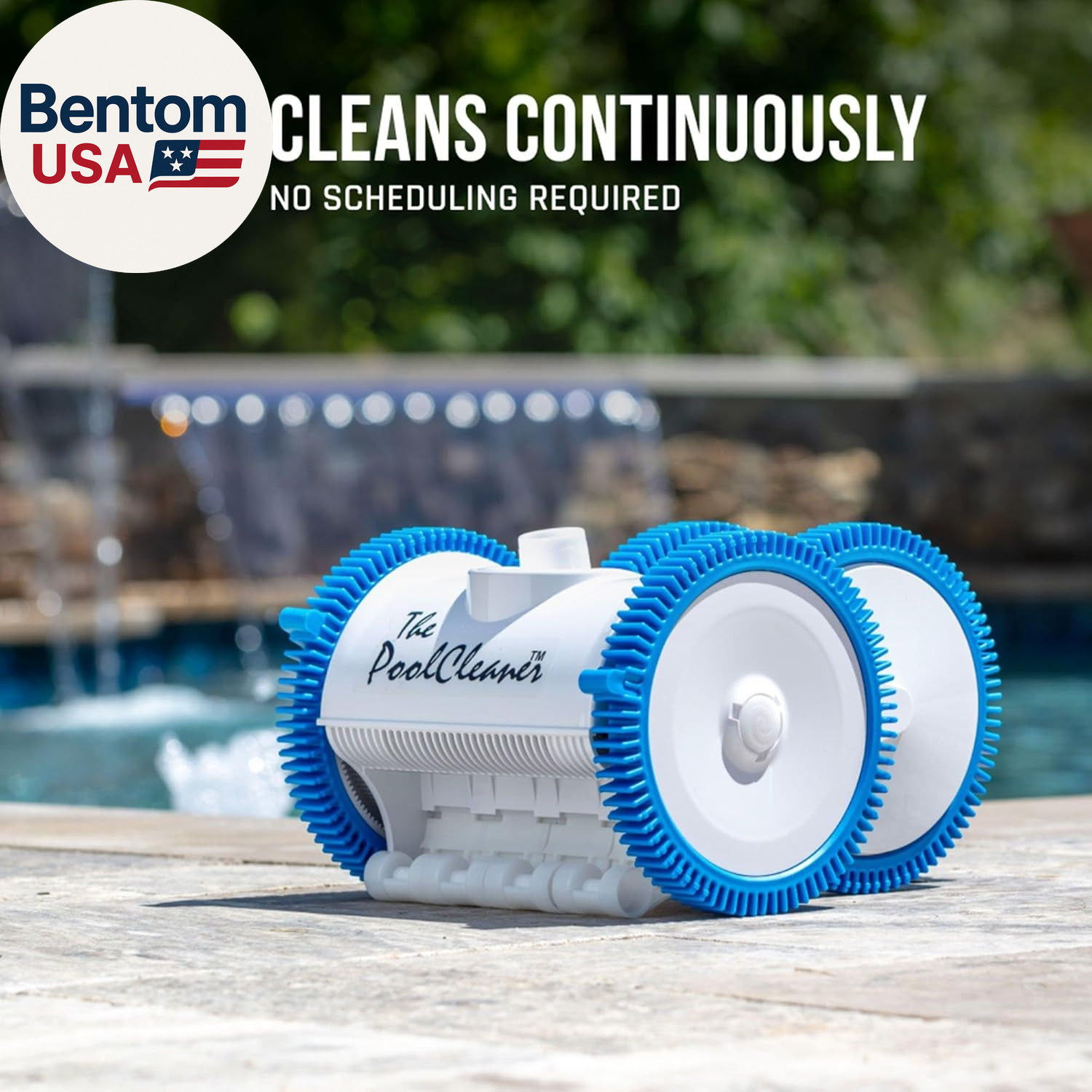 Pool Vacuum for Inground Pools Poolvergnuegen Suction Pool Cleaner (4 Wheel) Aut