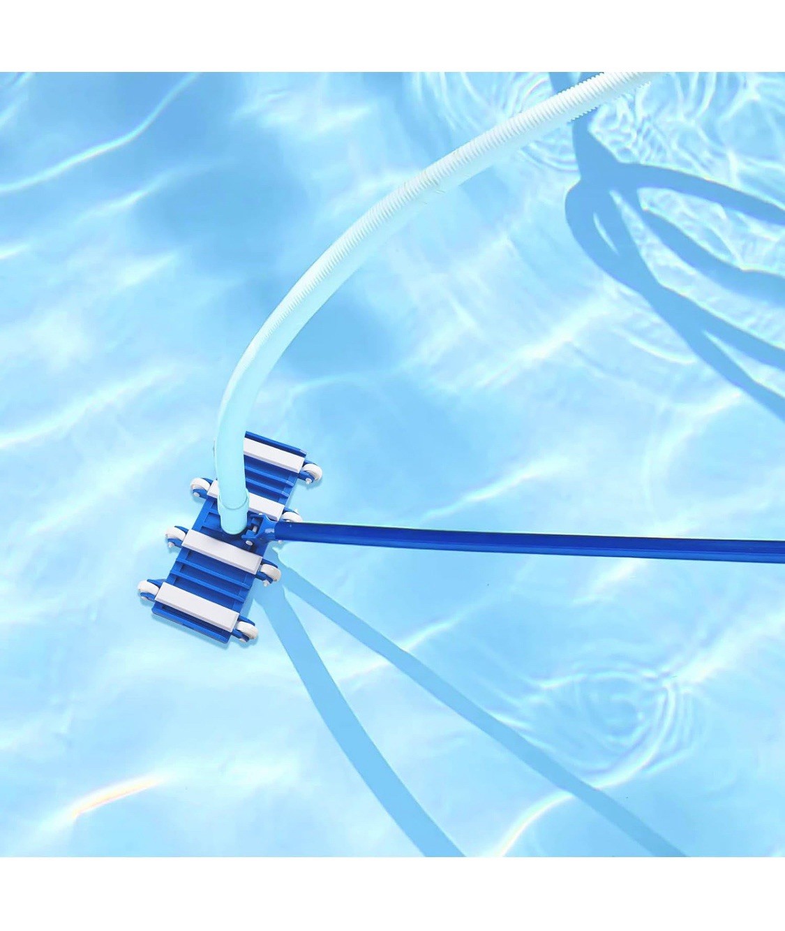 Pool Vacuum Head with Wheels 14 Heavy Duty Head Flexible Swimming Pool Vacuum