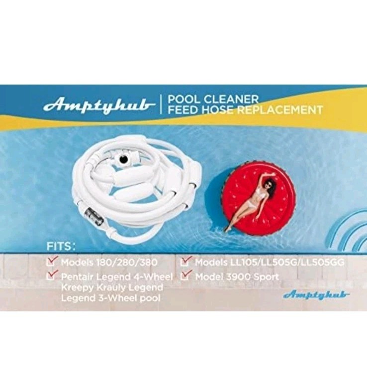Upgrade Pool Cleaner Feed Hose Replacement for Zodiac Polaris 280 380 180 3900
