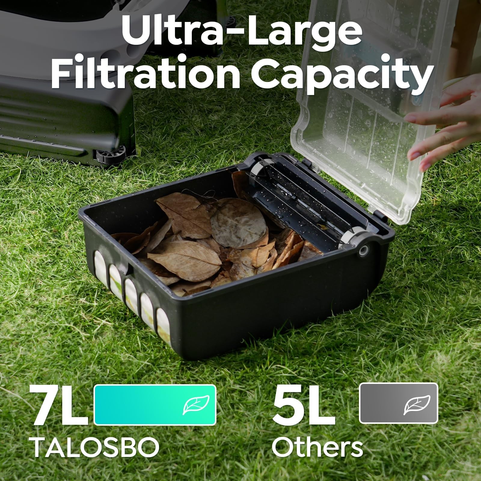 Solar Powered Robotic Pool Surface Skimmer, APP Control, (2026) TALOSBO SK01