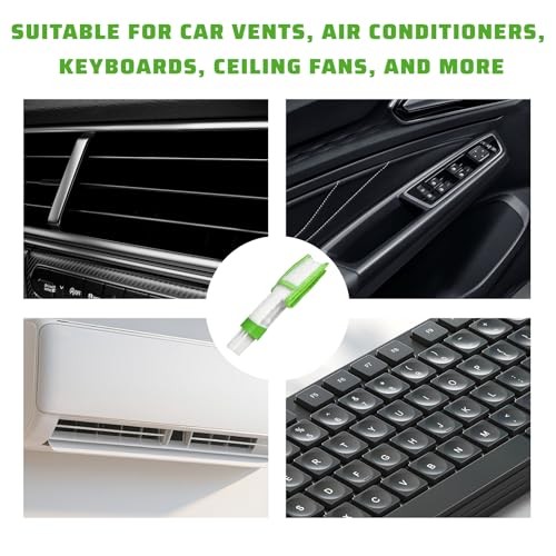 3PCS Mini Duster for Car Air Vent – 3 Arms Automotive Air Conditioner Cleaning
