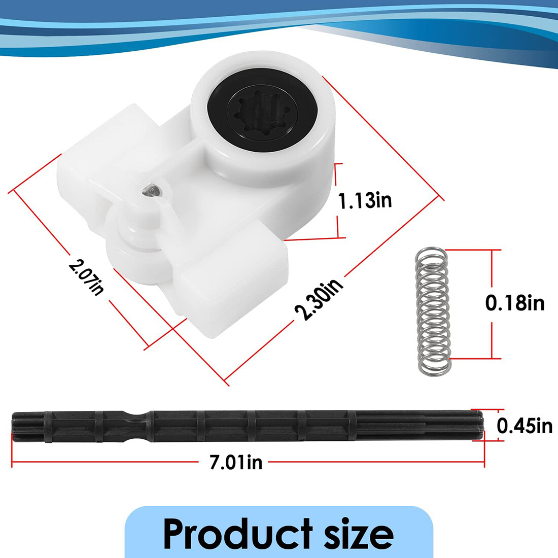 Fit Pentair 360289 Left Drive Kit for Rebel & Kreepy Krauly Warrior Pool Cleaner