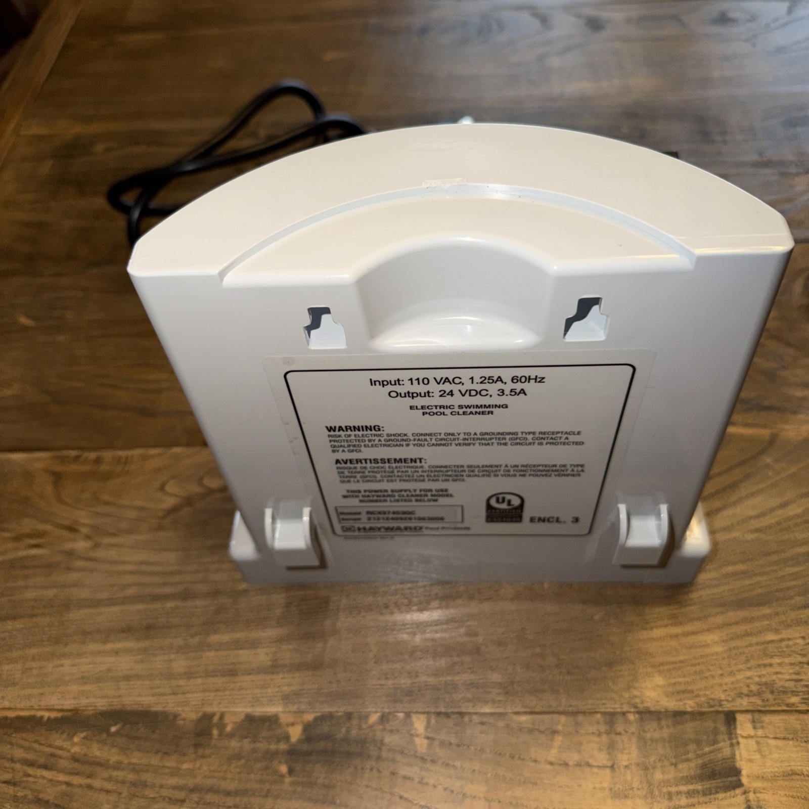 Hayward Power Supply for TigerShark Quick Clean Pool Cleaner RCX97453QC