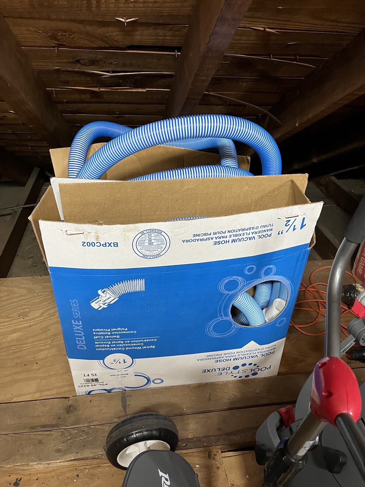 TWO Pool Style Deluxe Pool Vacuum Hose PSL-40-8225 1-1/2&Prime; x 25&prime; Swivel Cuff
