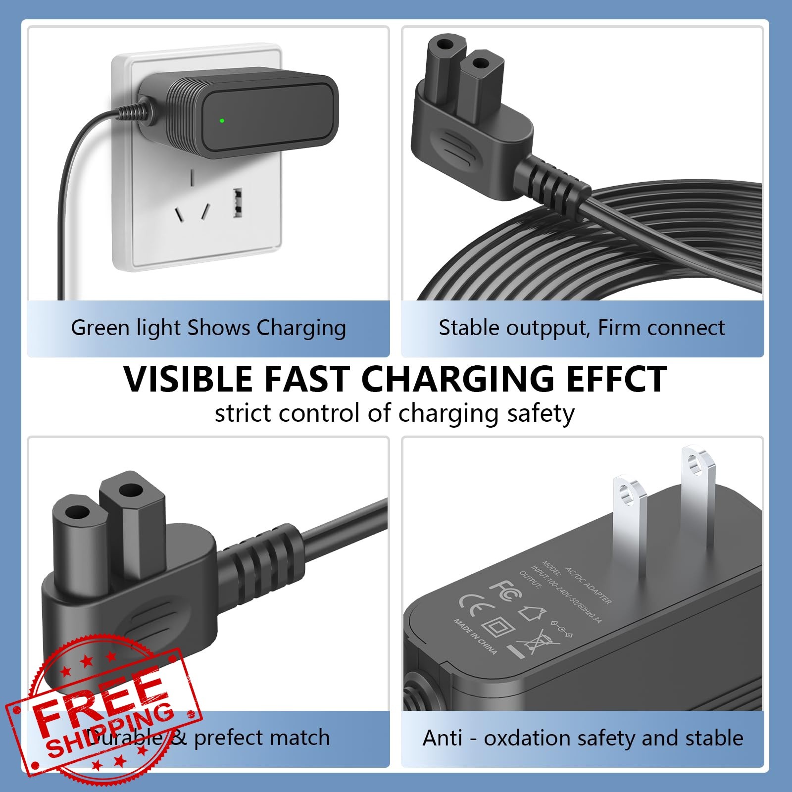 VOJSALDR 12.6V Quick Charger AIPER Robotic Pool Cleaner