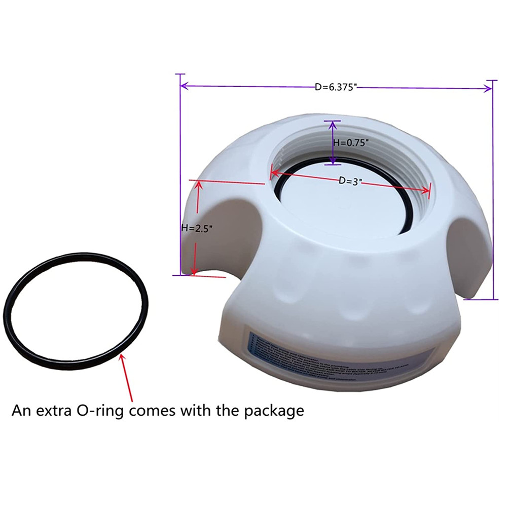 Pool Salt Cell Cleaning Stand Cap W/ O-ring For Hayward Turbo