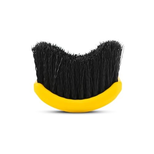Motorcycle Curved Tire Brush – Ergonomic Grip & Stiff Bristles for Live Wire