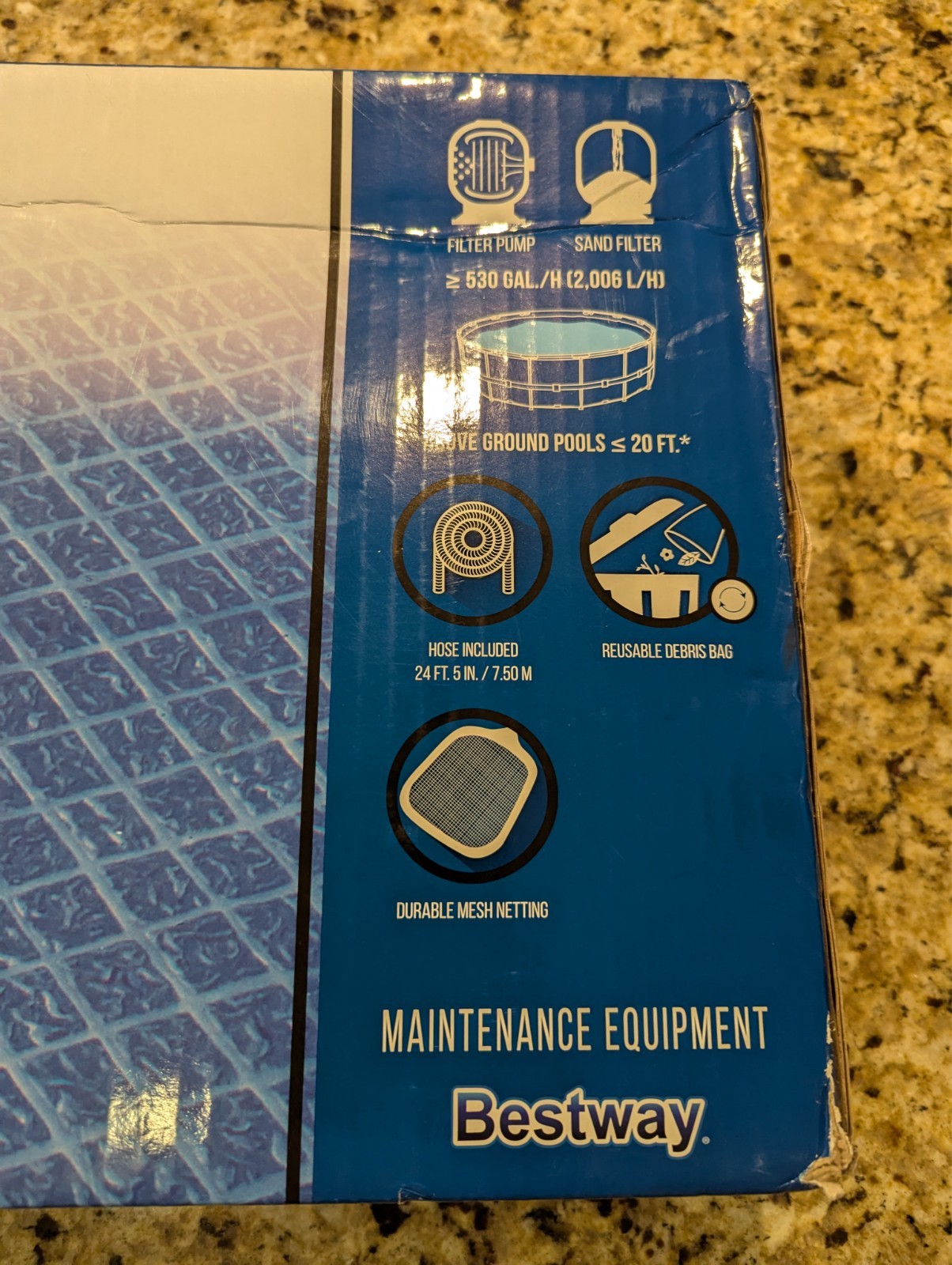 Bestway 58234 Above Ground Pool Cleaning Maintenance Accessories Set Kit