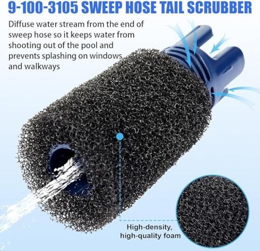 9-100-3105 Tail Sweep Pro with Scrubber – 1 TSP10S & 10 Foam – 9-100-3105