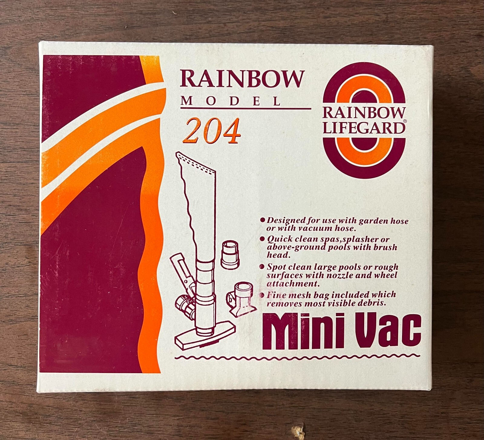 Pentair Rainbow Swimming Pool or Spa Mini-Vac Model
